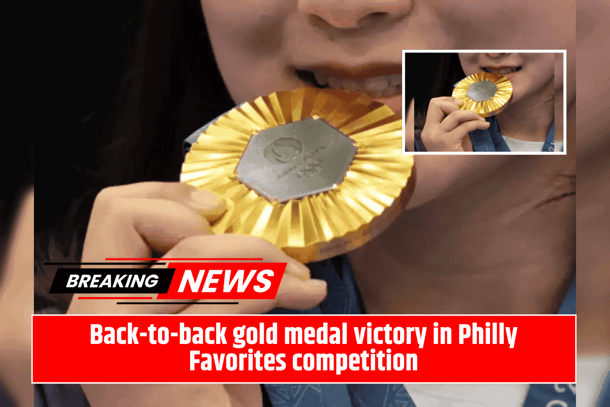 Back-to-back gold medal victory in Philly Favorites competition